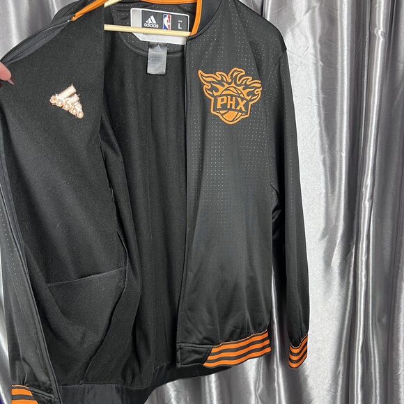 Adidas NBA Authentic On-Court Retro Phoenix Suns Warm Up Jacket Sz L Team Issued - Picture 14 of 17